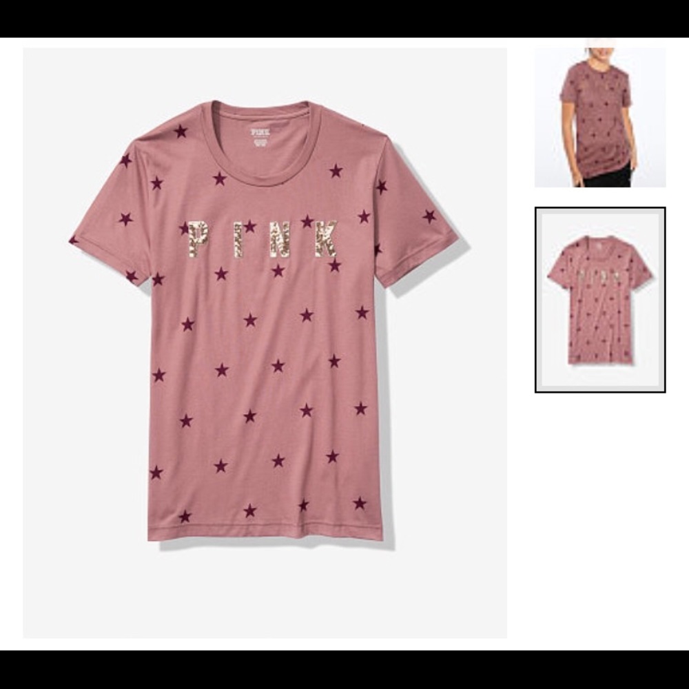 NWT. CAMPUS BLING SHORT SLEEVE TEE LARGE